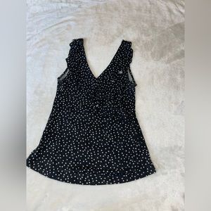 Maurice’s top with ruffle detail. Size medium